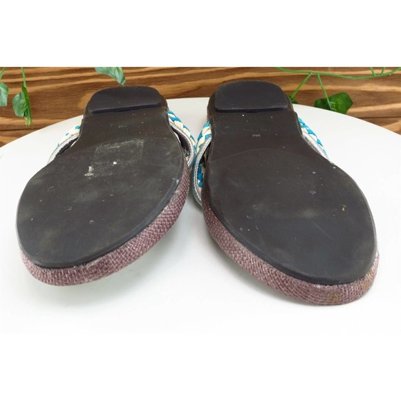 Christopher & Banks Sz‎ 9 M Blue Flip Flop Synthetic Women Sandals - Picture 7 of 7